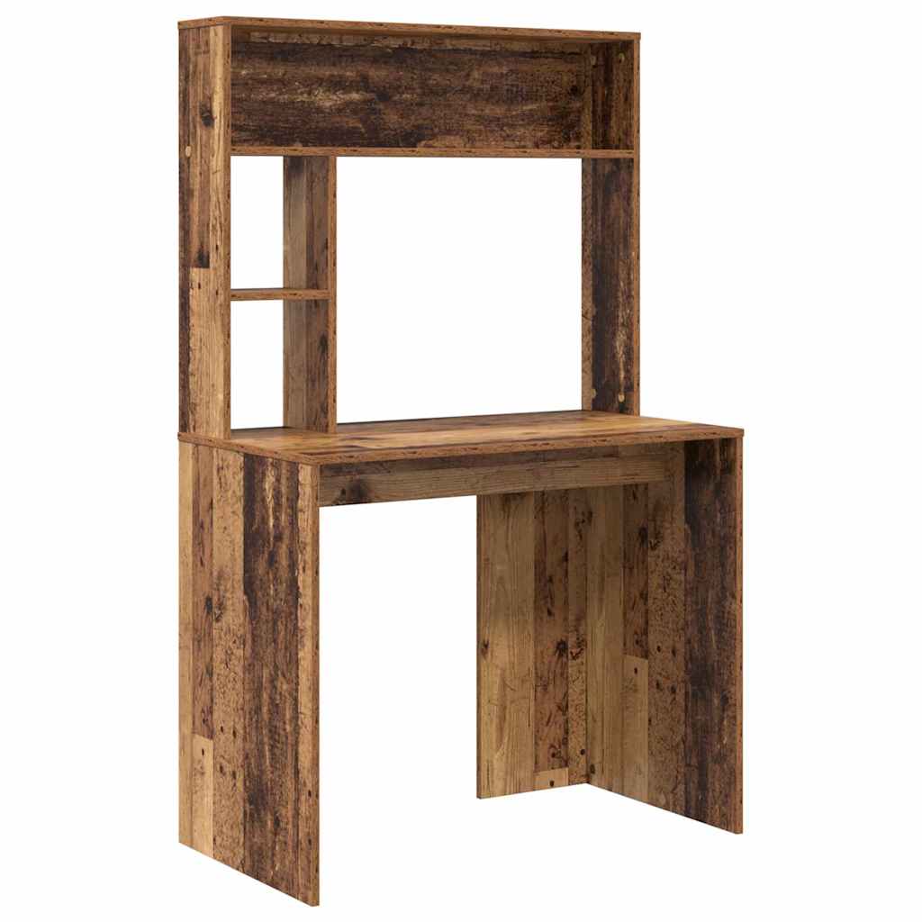 vidaXL Biurko Stare drewno 91 x 50 x 149 cm Materiał drewnopochodny