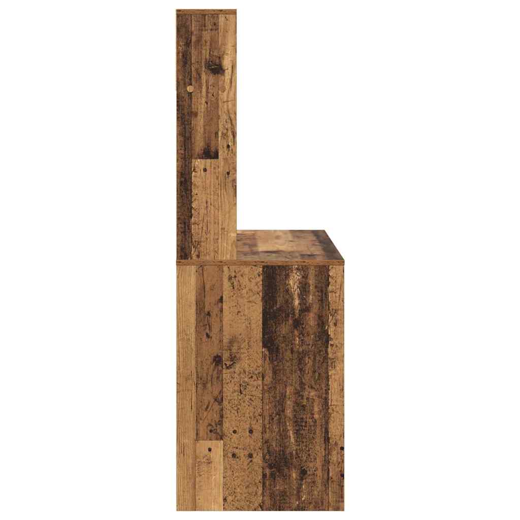 vidaXL Biurko Stare drewno 91 x 50 x 149 cm Materiał drewnopochodny