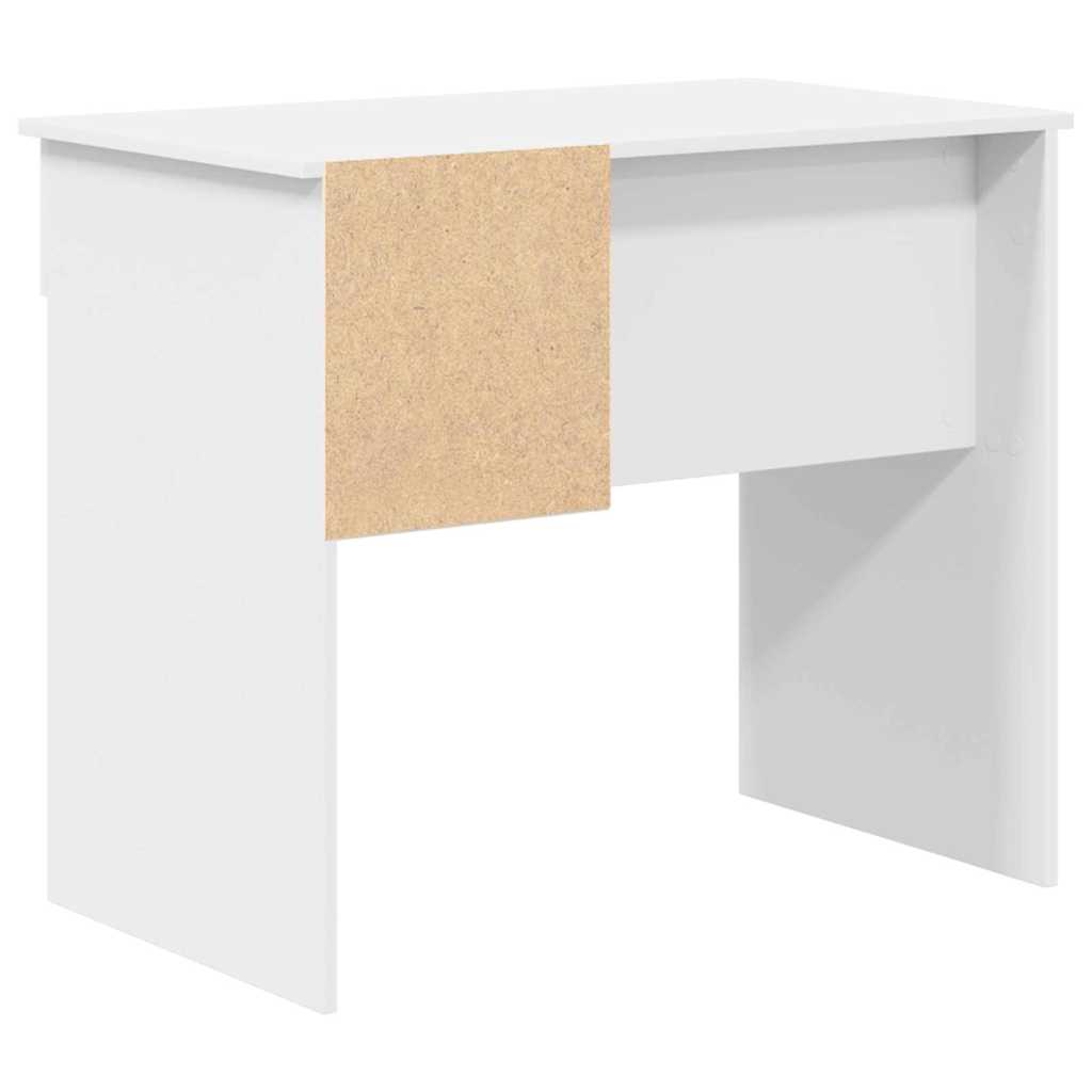 vidaXL Biurko z szufladą Biały 90 x 49 x 75 cm Materiał drewnopochodny