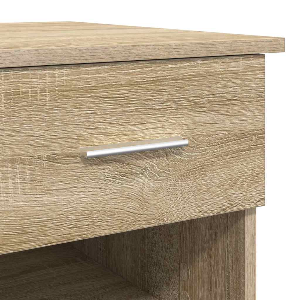 vidaXL Biurko Dąb Sonoma 90 x 49 x 75 cm Materiał drewnopochodny