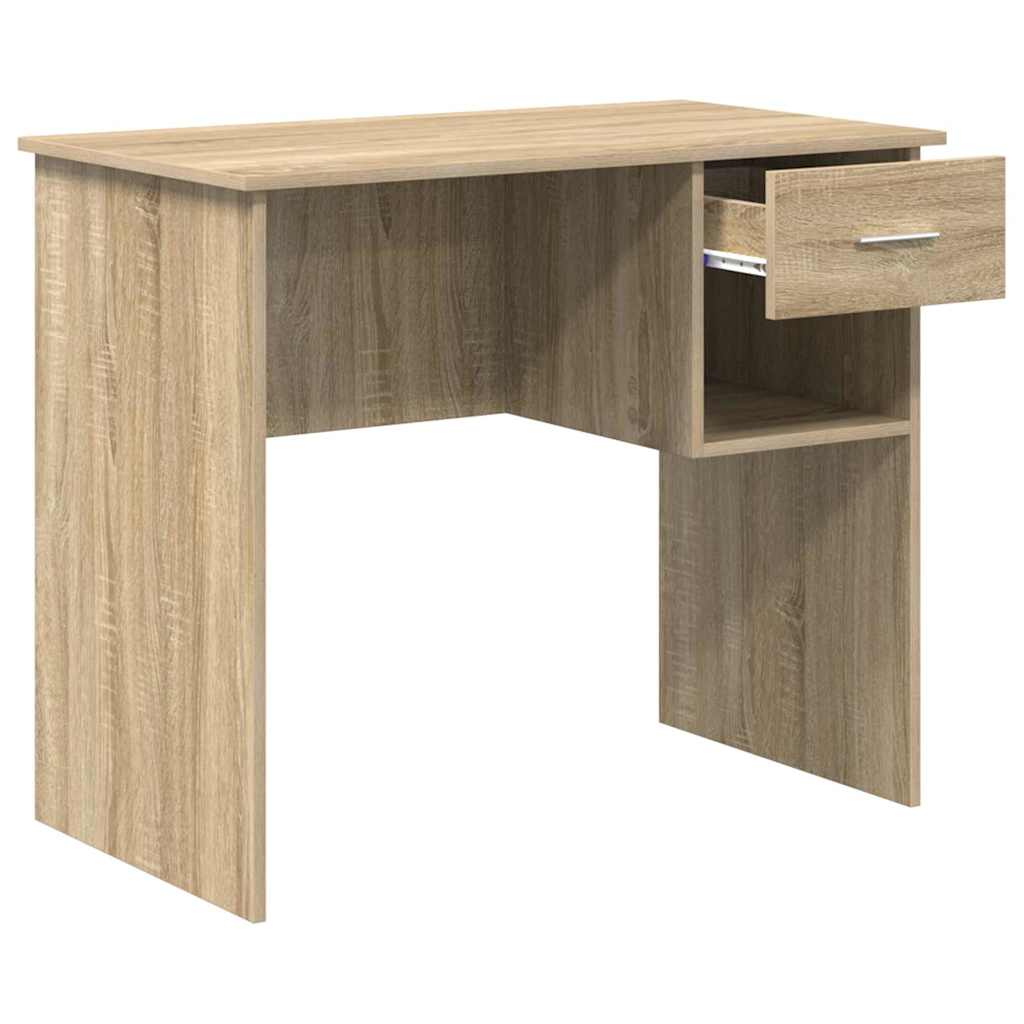vidaXL Biurko Dąb Sonoma 90 x 49 x 75 cm Materiał drewnopochodny