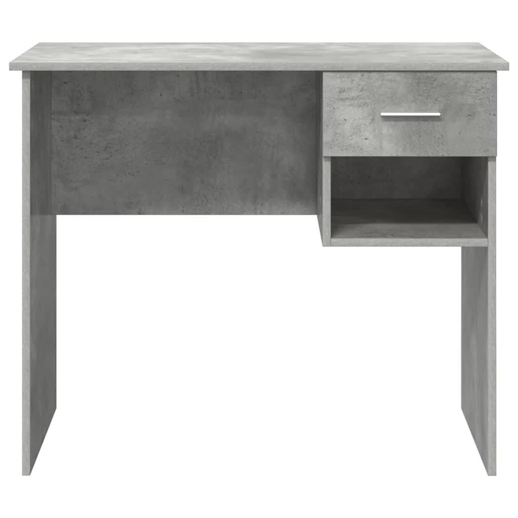 vidaXL Biurko Betonowy szary 90 x 49 x 75 cm Materiał drewnopochodny