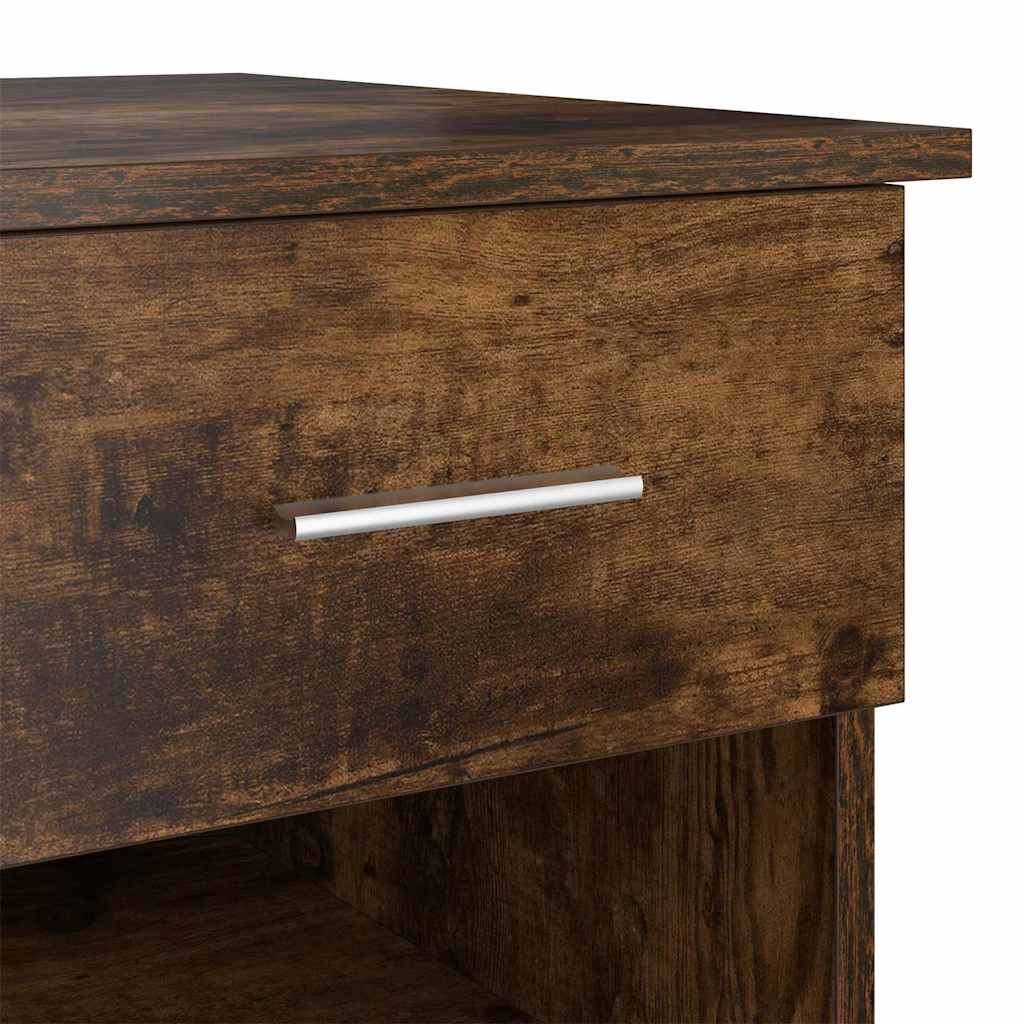 vidaXL Biurko Dąb wędzony 90 x 49 x 75 cm Materiał drewnopochodny