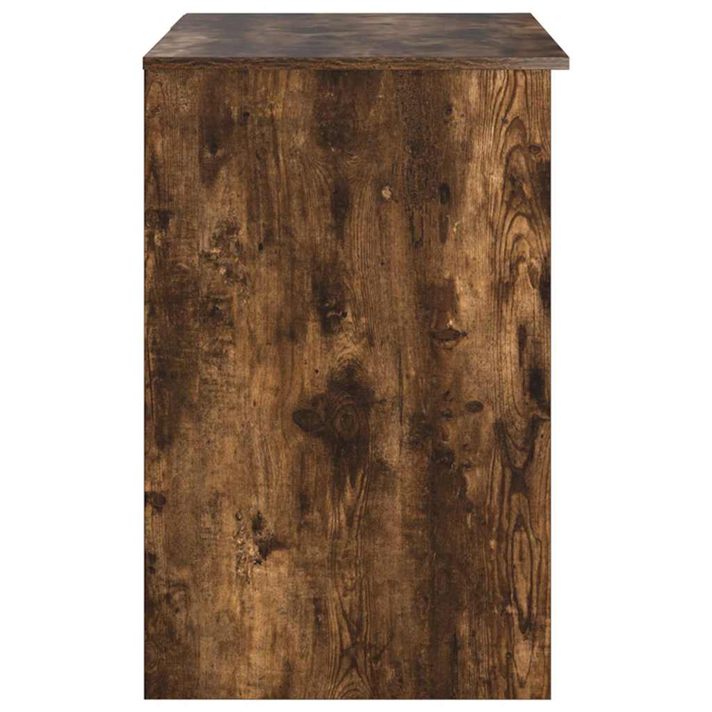 vidaXL Biurko Dąb wędzony 90 x 49 x 75 cm Materiał drewnopochodny