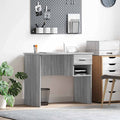 vidaXL Biurko Szary Sonoma 90 x 49 x 75 cm Materiał drewnopochodny