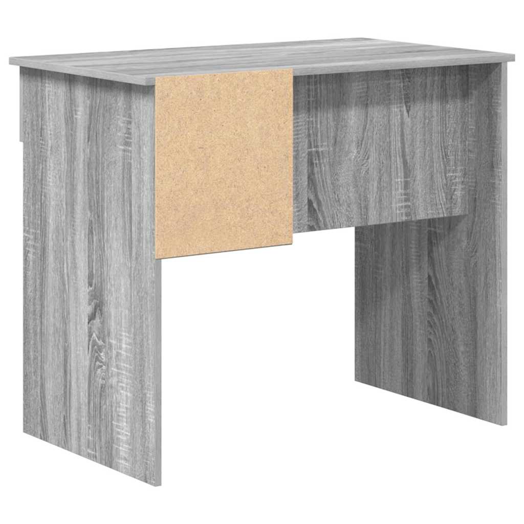 vidaXL Biurko Szary Sonoma 90 x 49 x 75 cm Materiał drewnopochodny