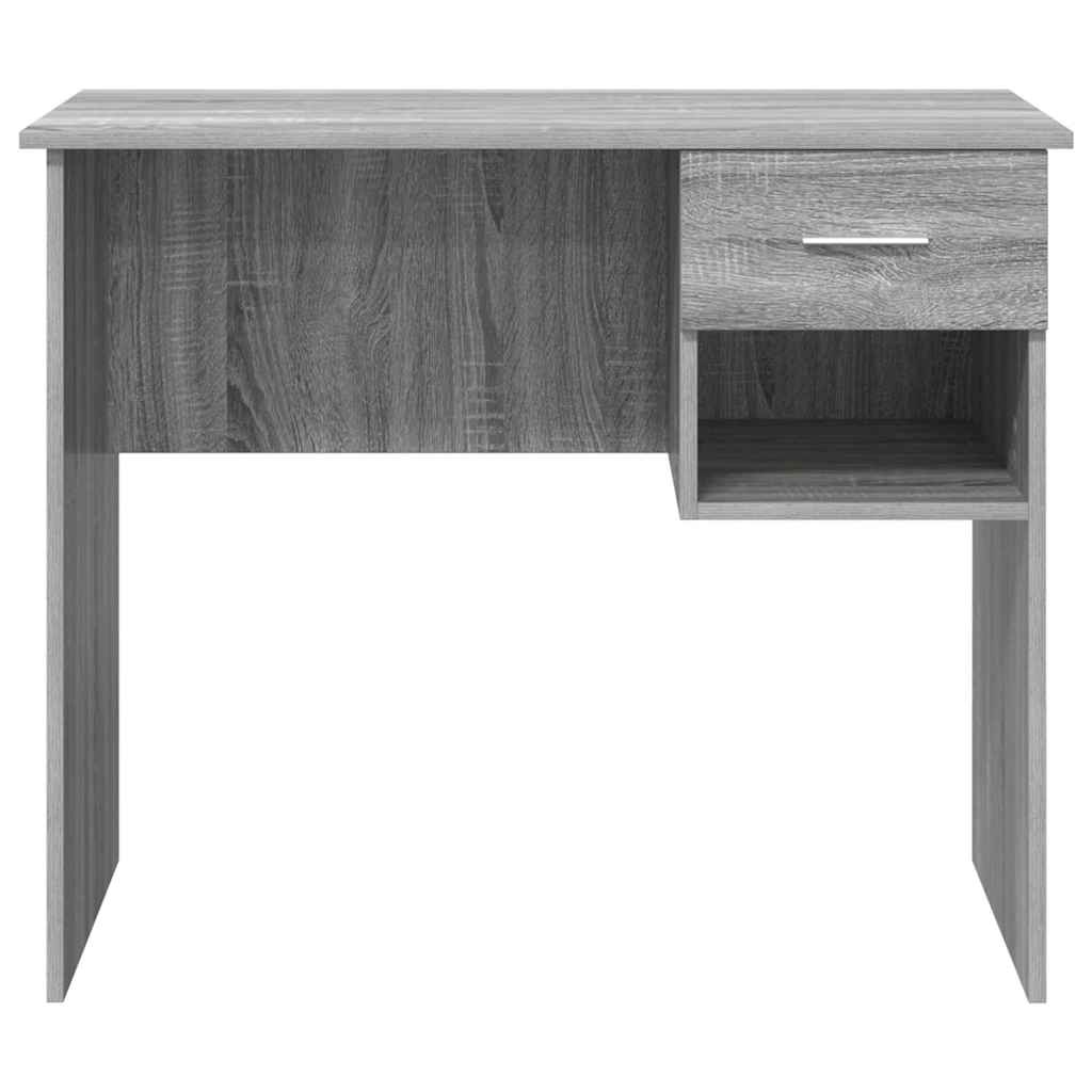 vidaXL Biurko Szary Sonoma 90 x 49 x 75 cm Materiał drewnopochodny