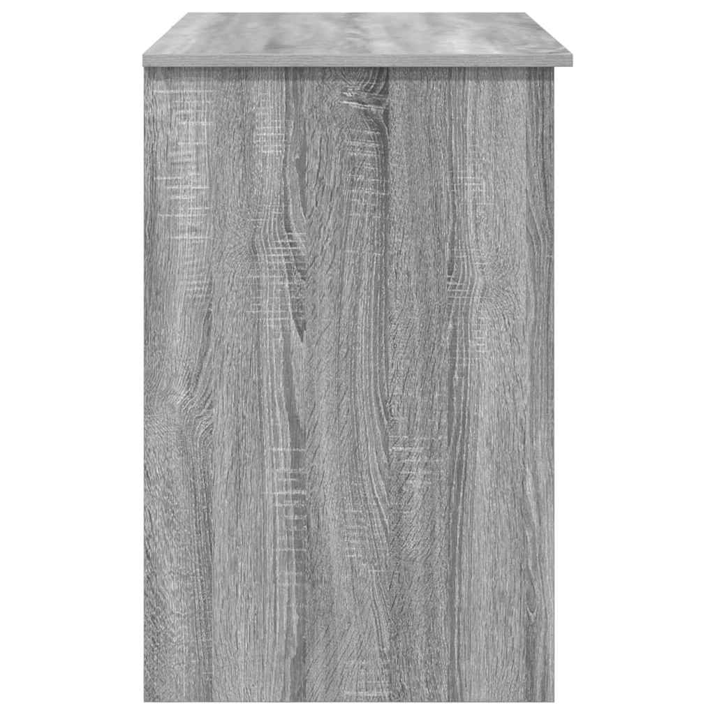 vidaXL Biurko Szary Sonoma 90 x 49 x 75 cm Materiał drewnopochodny