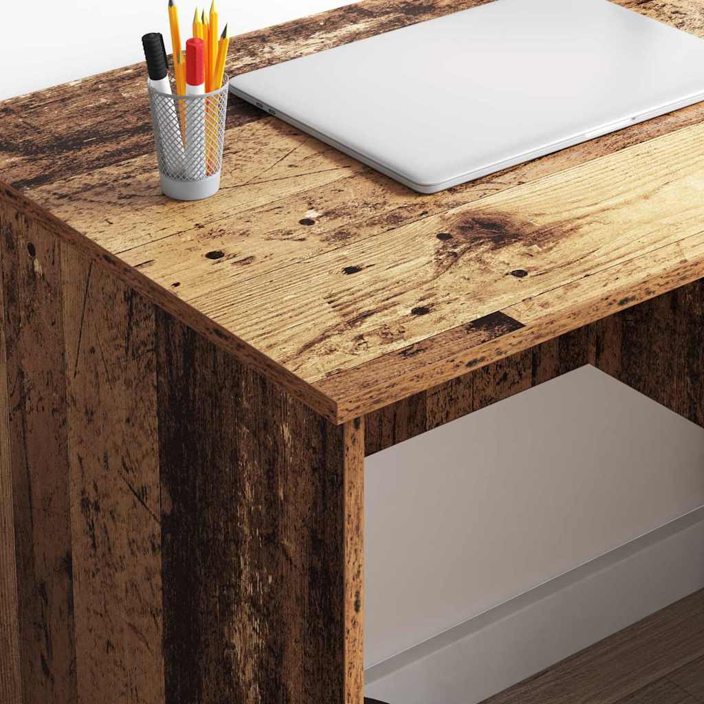 vidaXL Biurko Stare drewno 90 x 49 x 75 cm Materiał drewnopochodny