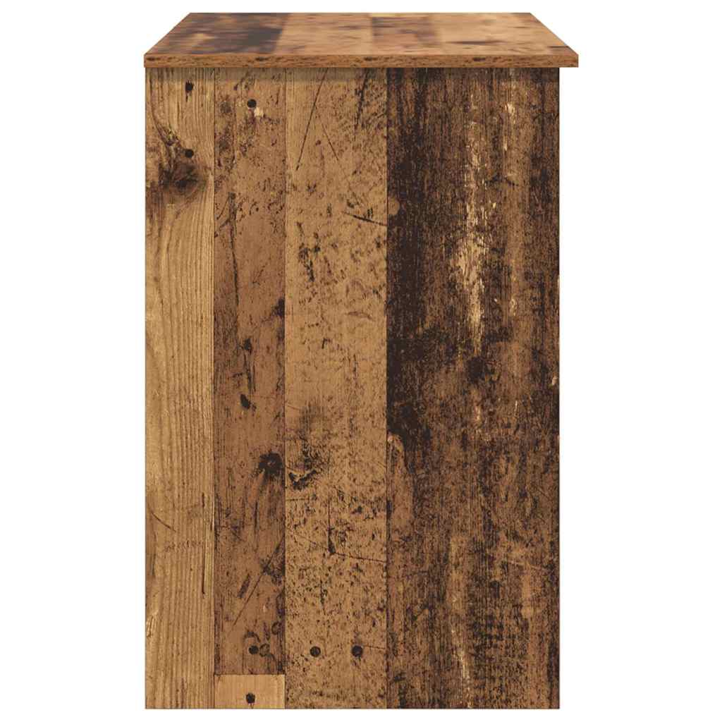 vidaXL Biurko Stare drewno 90 x 49 x 75 cm Materiał drewnopochodny