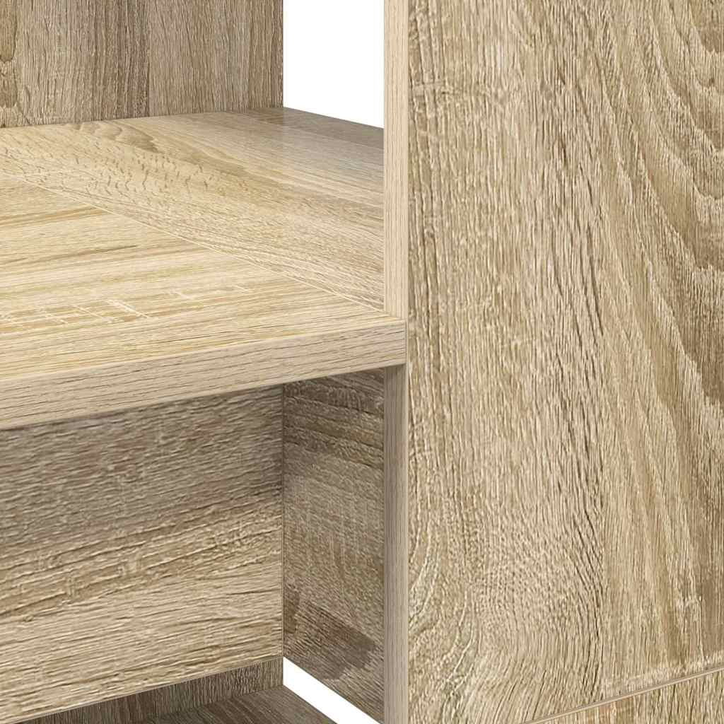 vidaXL Biurko Dąb Sonoma 113 x 54 x 120 cm Materiał drewnopochodny