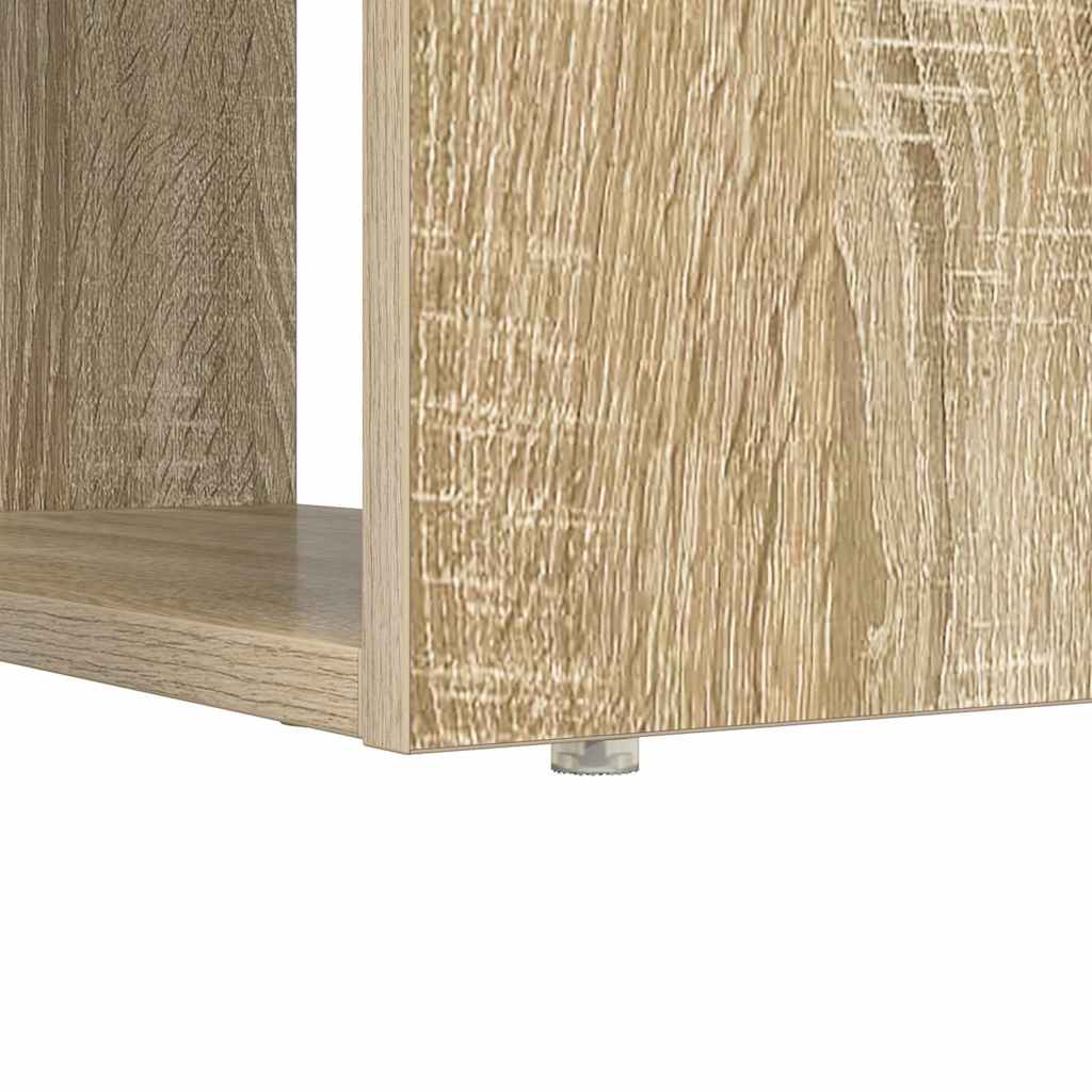 vidaXL Biurko Dąb Sonoma 113 x 54 x 120 cm Materiał drewnopochodny