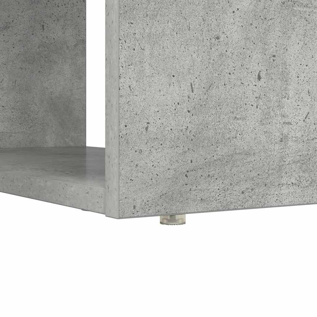 vidaXL Biurko Betonowy szary 113 x 54 x 120 cm Materiał drewnopochodny