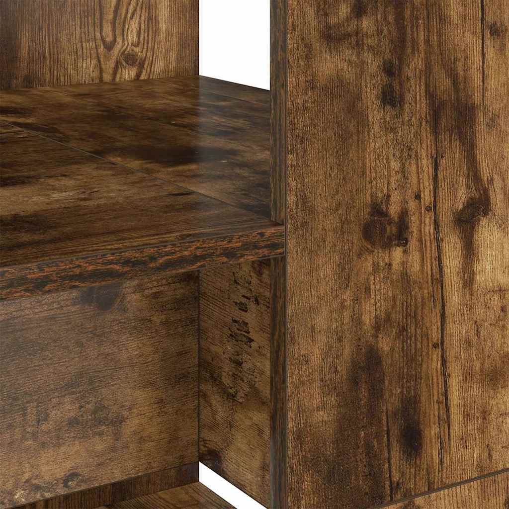 vidaXL Biurko Dąb wędzony 113 x 54 x 120 cm Materiał drewnopochodny