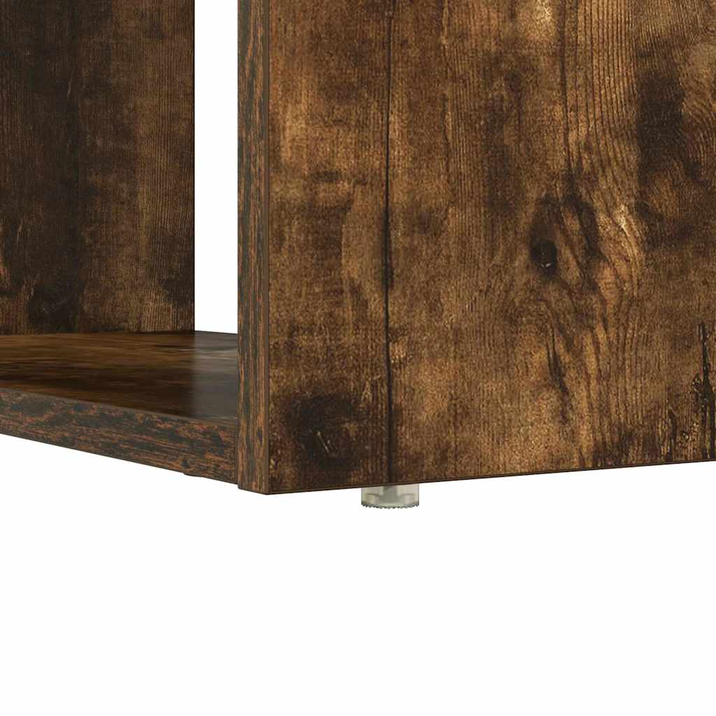 vidaXL Biurko Dąb wędzony 113 x 54 x 120 cm Materiał drewnopochodny