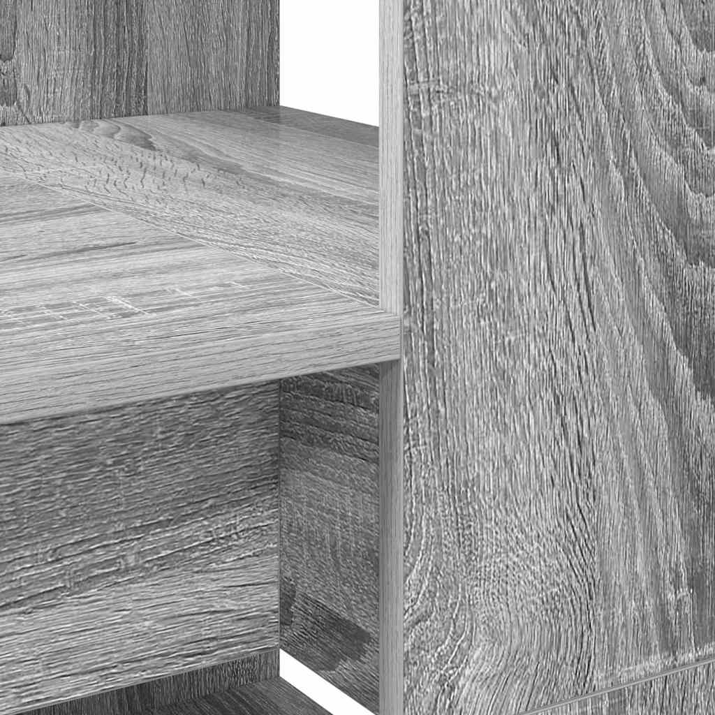 vidaXL Biurko Szary Sonoma 113 x 54 x 120 cm Materiał drewnopochodny