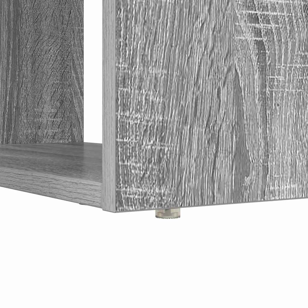 vidaXL Biurko Szary Sonoma 113 x 54 x 120 cm Materiał drewnopochodny