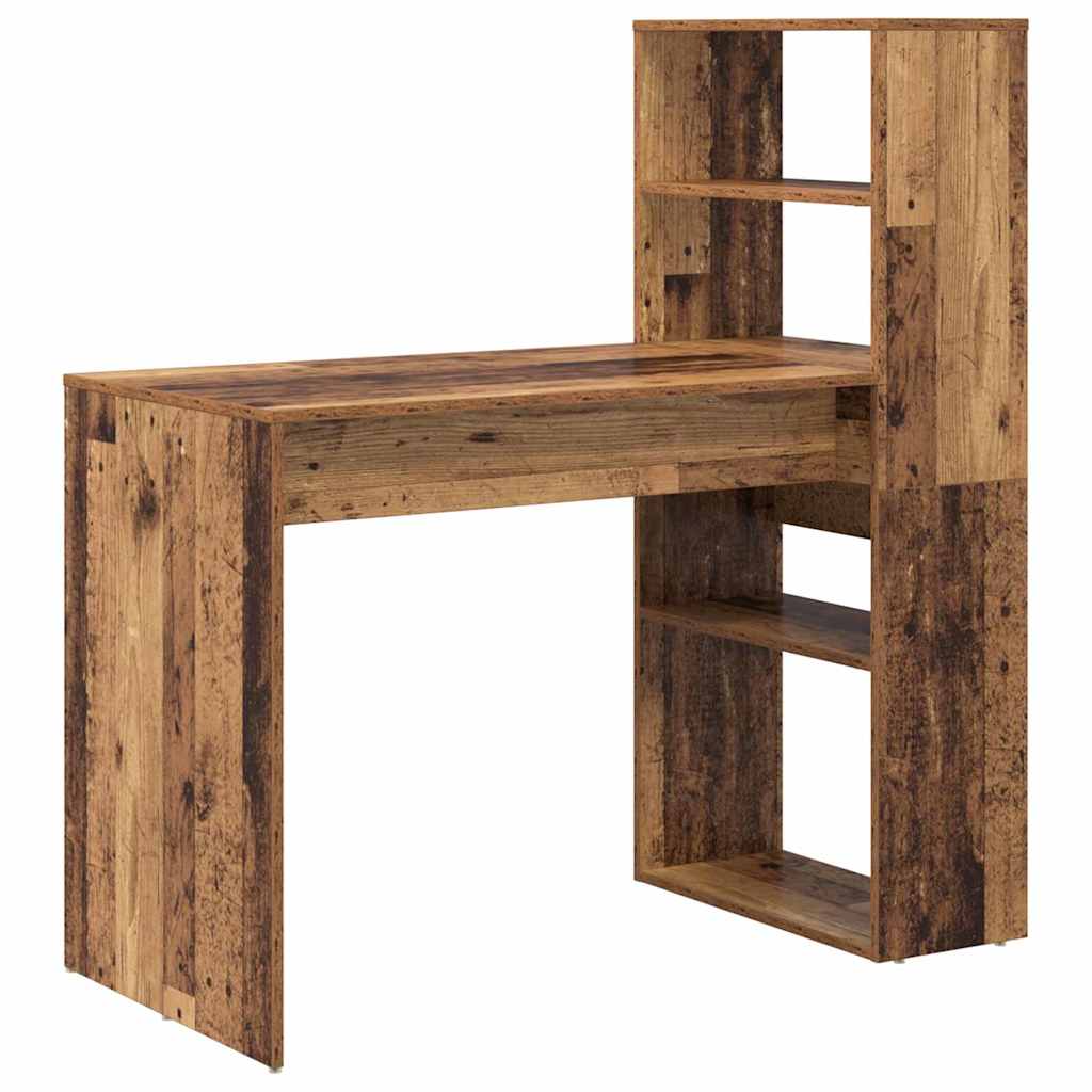 vidaXL Biurko Stare drewno 113 x 54 x 120 cm Materiał drewnopochodny