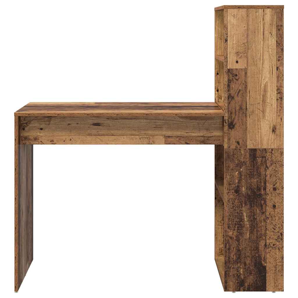 vidaXL Biurko Stare drewno 113 x 54 x 120 cm Materiał drewnopochodny