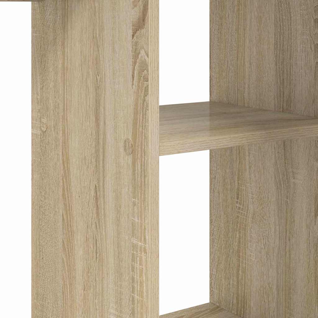 vidaXL Biurko Dąb Sonoma 142 x 102 x 73 cm Materiał drewnopochodny