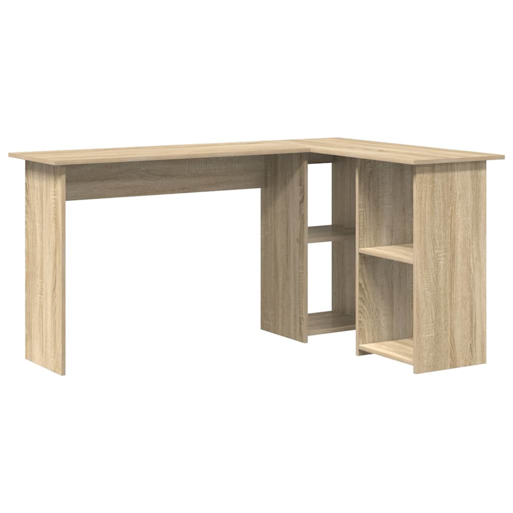 vidaXL Biurko Dąb Sonoma 142 x 102 x 73 cm Materiał drewnopochodny