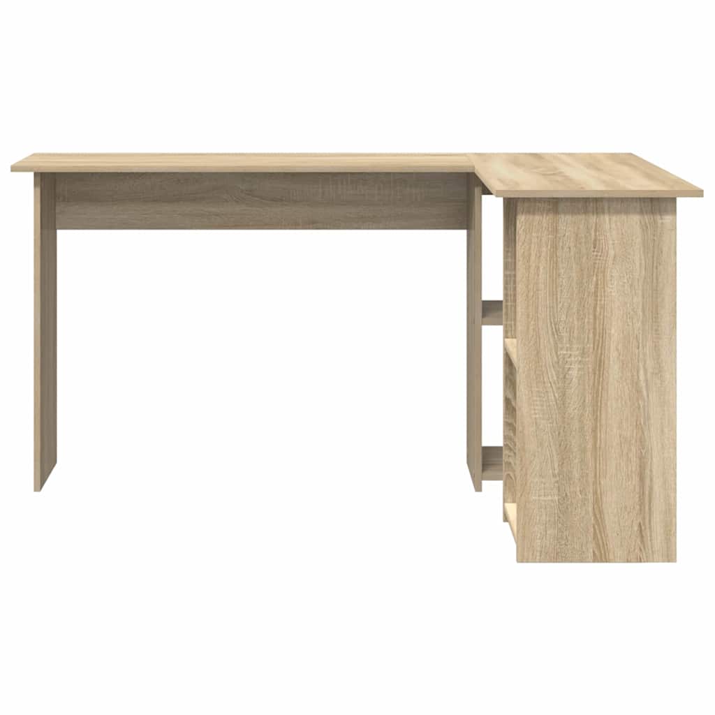 vidaXL Biurko Dąb Sonoma 142 x 102 x 73 cm Materiał drewnopochodny
