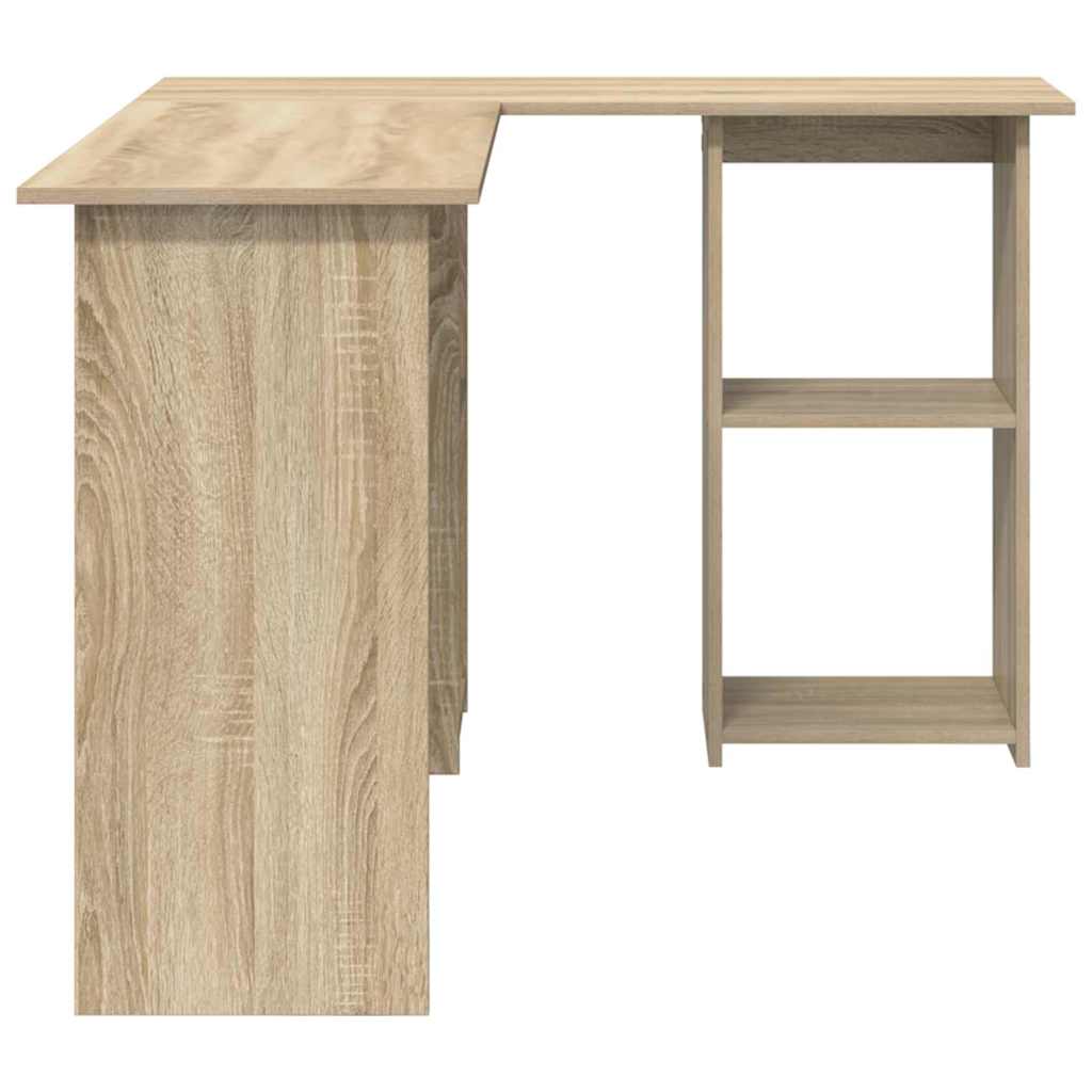 vidaXL Biurko Dąb Sonoma 142 x 102 x 73 cm Materiał drewnopochodny