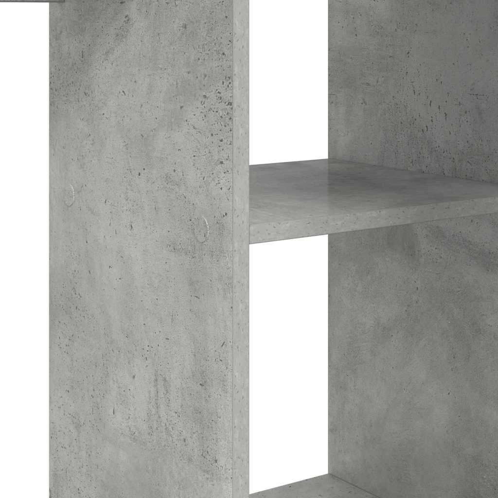 vidaXL Biurko Betonowy szary 142 x 102 x 73 cm Materiał drewnopochodny