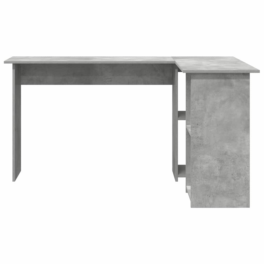 vidaXL Biurko Betonowy szary 142 x 102 x 73 cm Materiał drewnopochodny