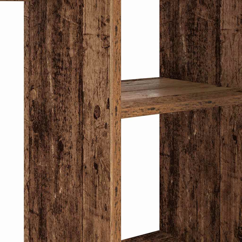 vidaXL Biurko Stare drewno 142 x 102 x 73 cm Materiał drewnopochodny