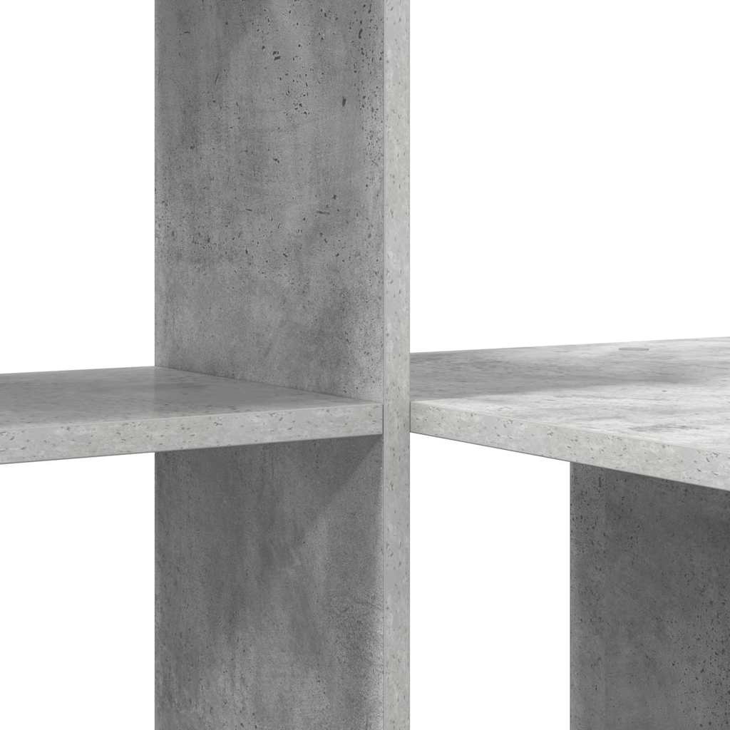 vidaXL Biurko z półką Betonowy szary 131,5 x 50 x 106,5 cm