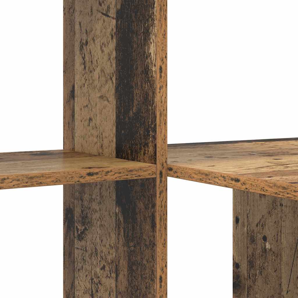 vidaXL Biurko z półką Stare drewno 131,5 x 50 x 106,5 cm