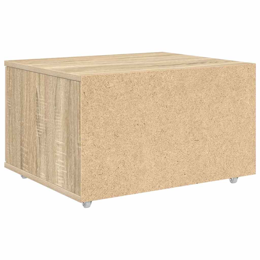 vidaXL Szafka z Szufladami z kołem Dąb Sonoma 55 x 45 x 31 cm