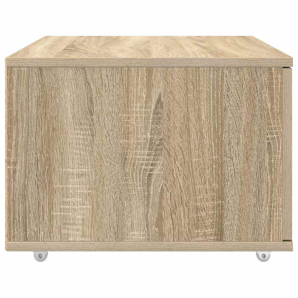 vidaXL Szafka z Szufladami z kołem Dąb Sonoma 55 x 45 x 31 cm