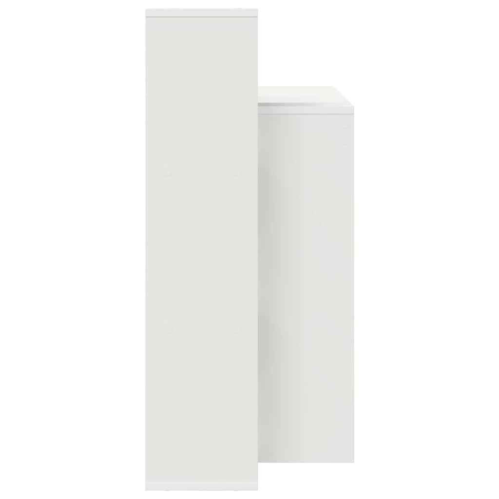 vidaXL Biurko z półką Biały 100 x 40 x 90 cm Materiał drewnopochodny