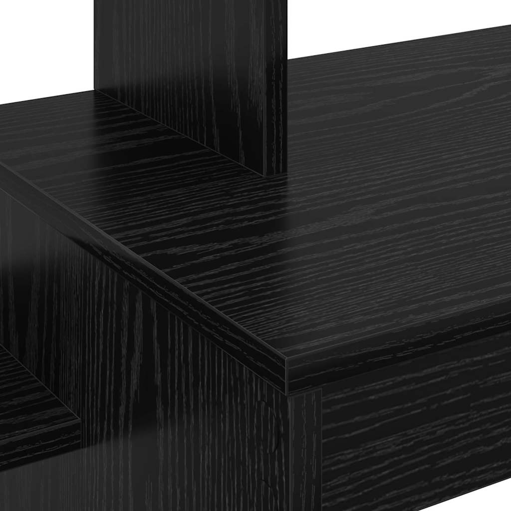 vidaXL Biurko Czarny Dąb 100 x 40 x 90 cm Materiał drewnopochodny