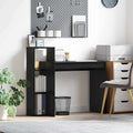 vidaXL Biurko Czarny Dąb 100 x 40 x 90 cm Materiał drewnopochodny
