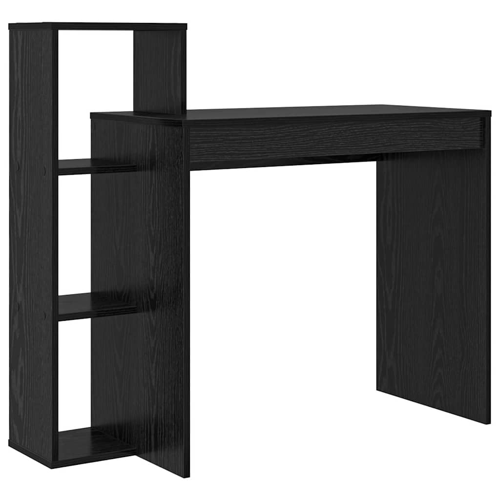 vidaXL Biurko Czarny Dąb 100 x 40 x 90 cm Materiał drewnopochodny