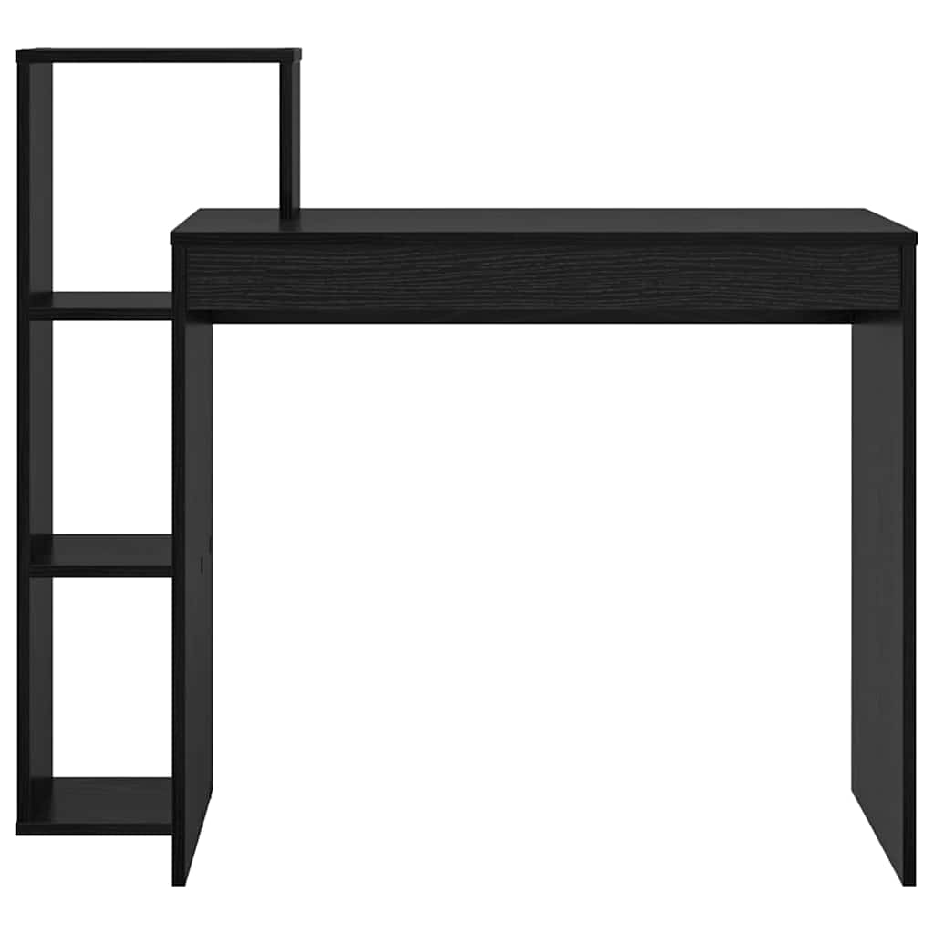 vidaXL Biurko Czarny Dąb 100 x 40 x 90 cm Materiał drewnopochodny