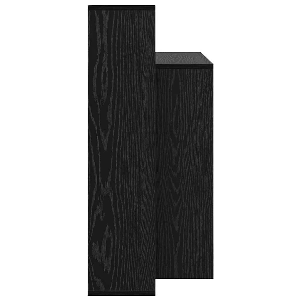 vidaXL Biurko Czarny Dąb 100 x 40 x 90 cm Materiał drewnopochodny