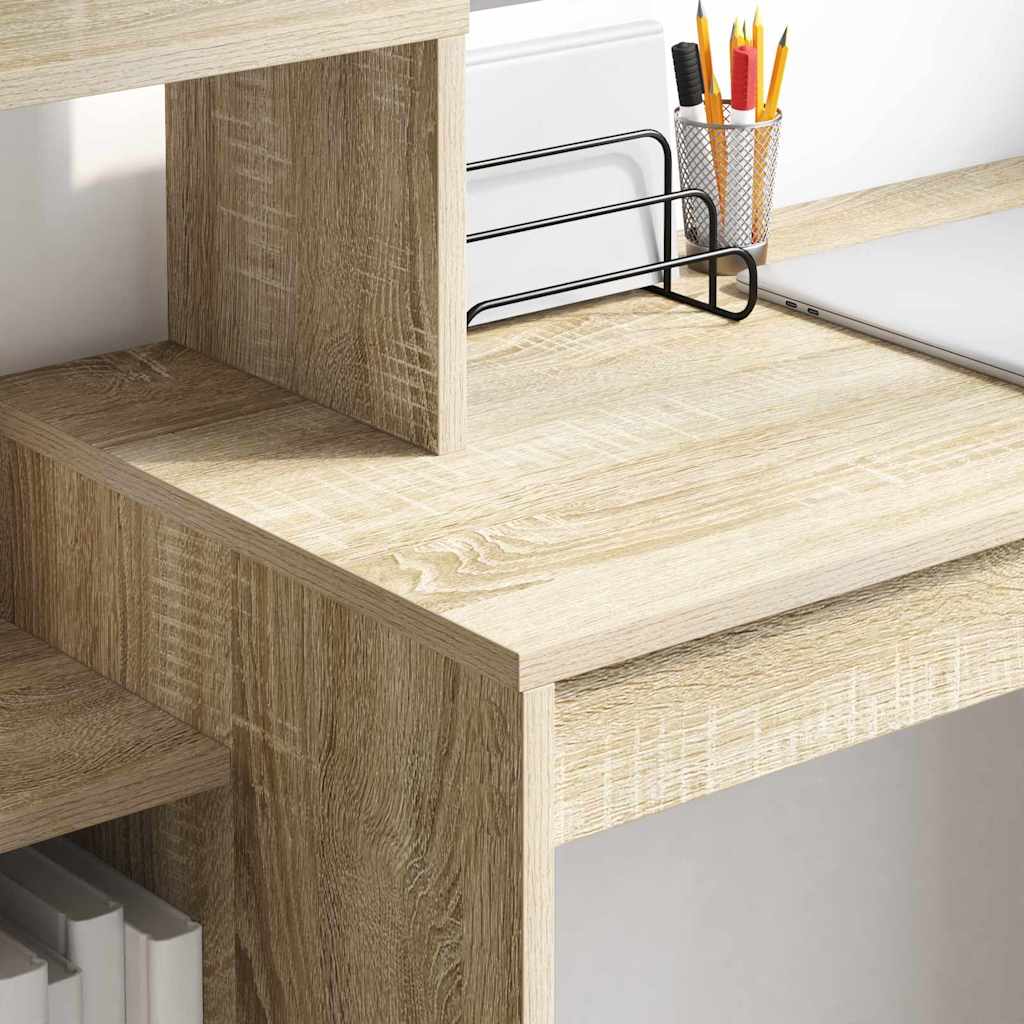 vidaXL Biurko Dąb Sonoma 100 x 40 x 90 cm Materiał drewnopochodny