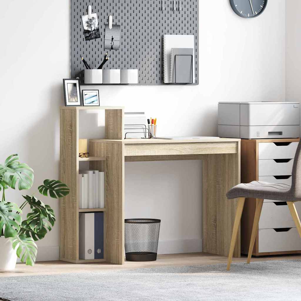 vidaXL Biurko Dąb Sonoma 100 x 40 x 90 cm Materiał drewnopochodny