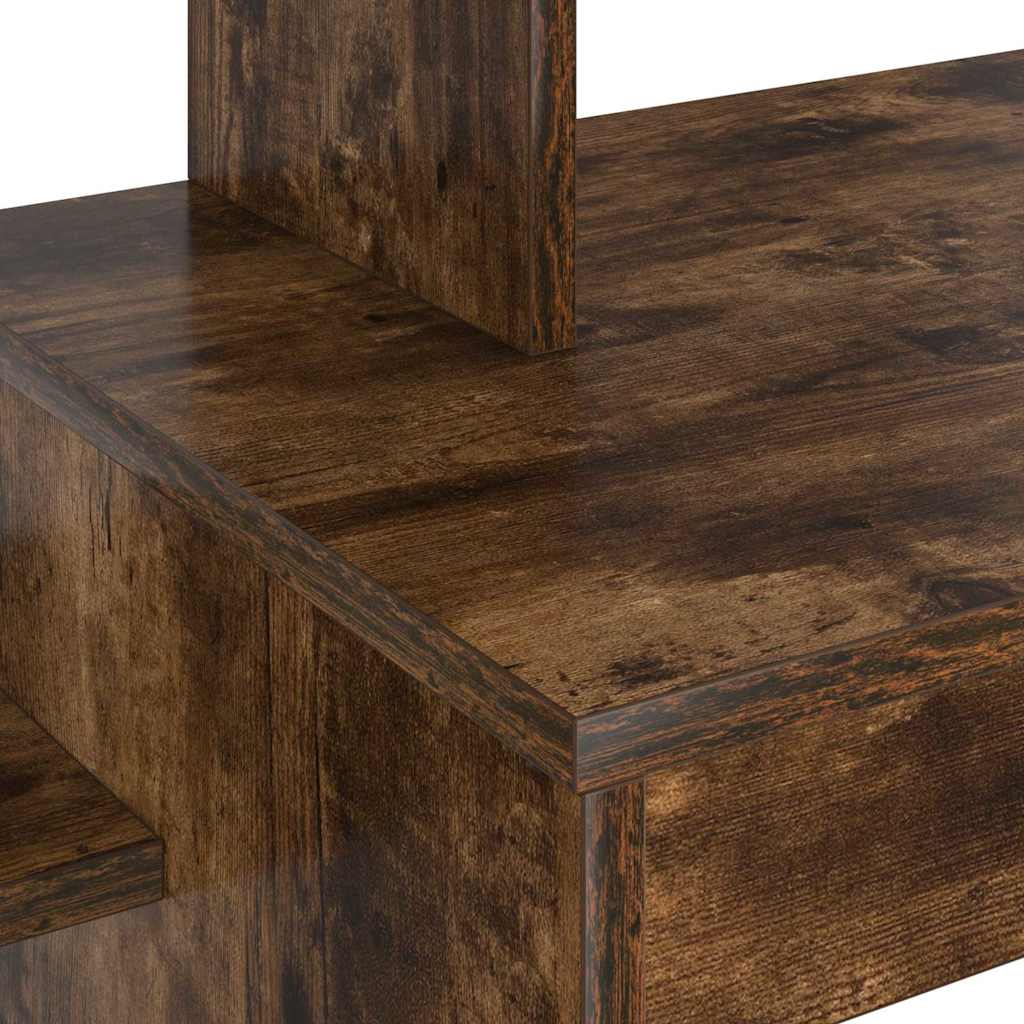 vidaXL Biurko Dąb wędzony 100 x 40 x 90 cm Materiał drewnopochodny