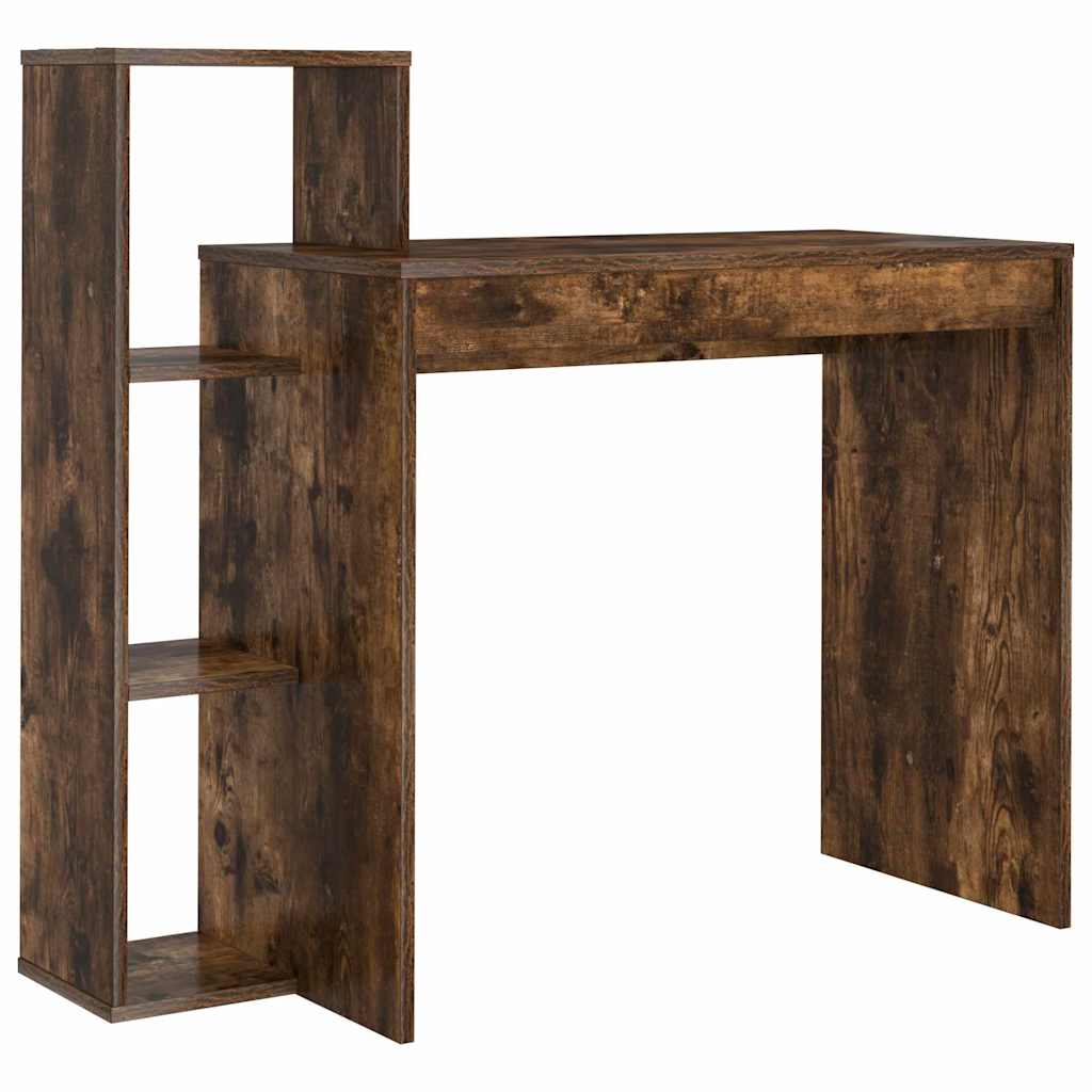 vidaXL Biurko Dąb wędzony 100 x 40 x 90 cm Materiał drewnopochodny
