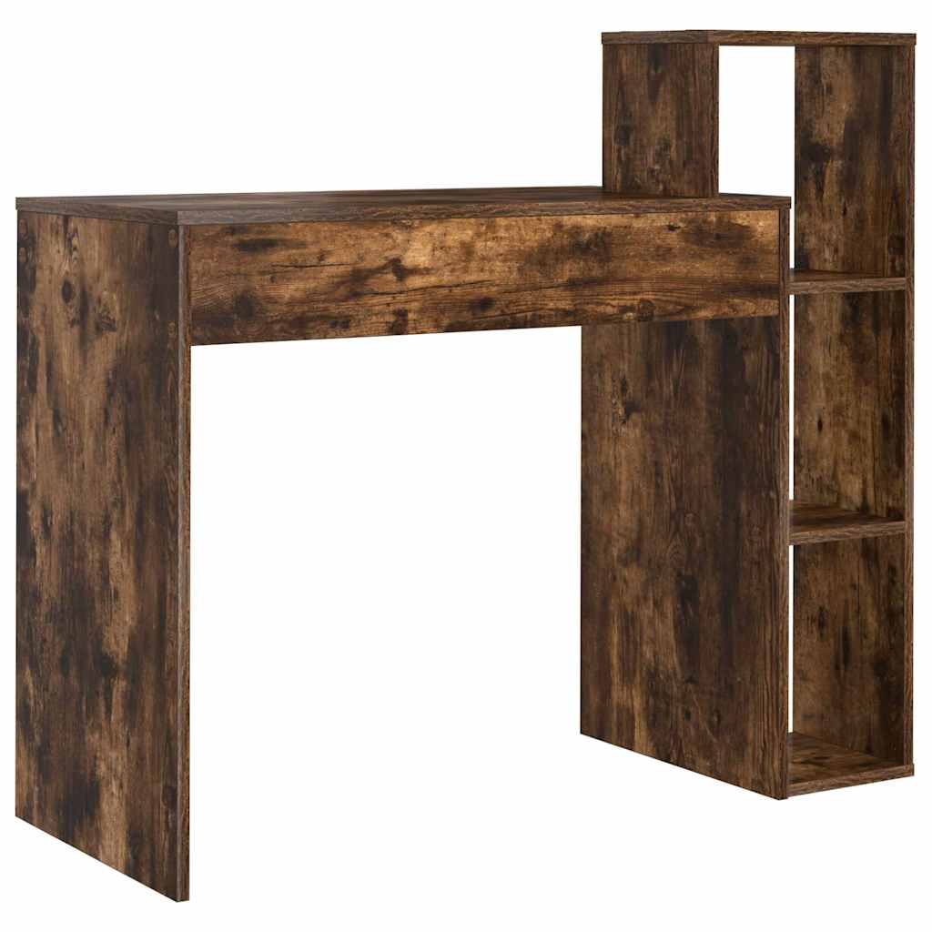 vidaXL Biurko Dąb wędzony 100 x 40 x 90 cm Materiał drewnopochodny