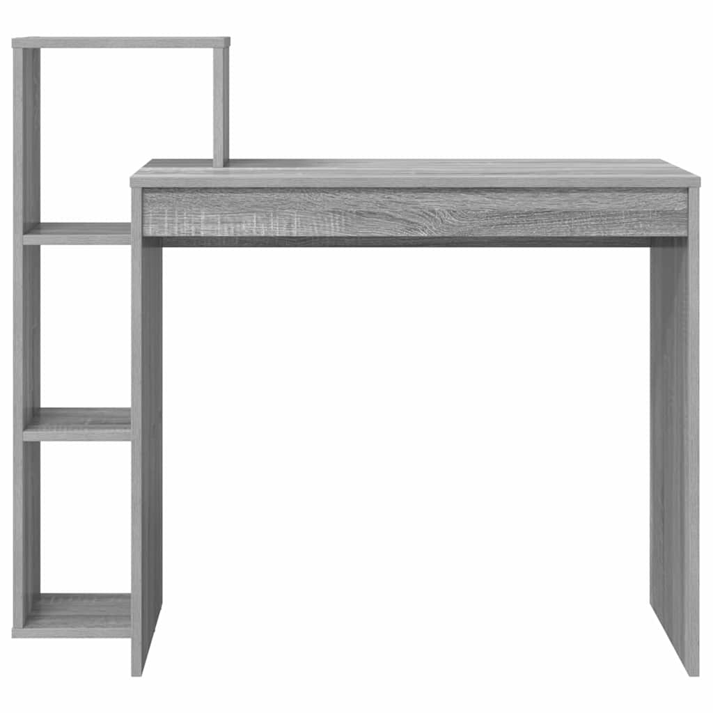 vidaXL Biurko Szary Sonoma 100 x 40 x 90 cm Materiał drewnopochodny