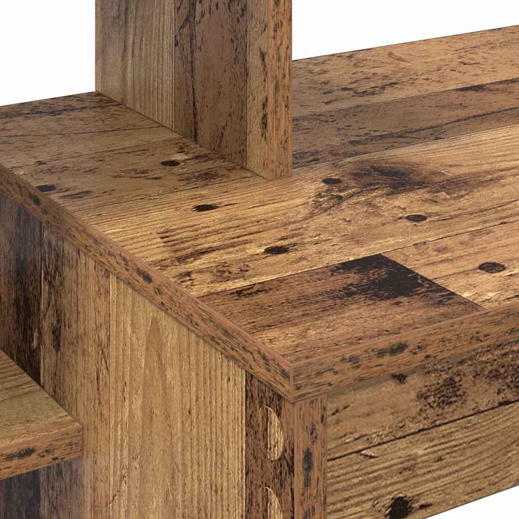 vidaXL Biurko Stare drewno 100 x 40 x 90 cm Materiał drewnopochodny