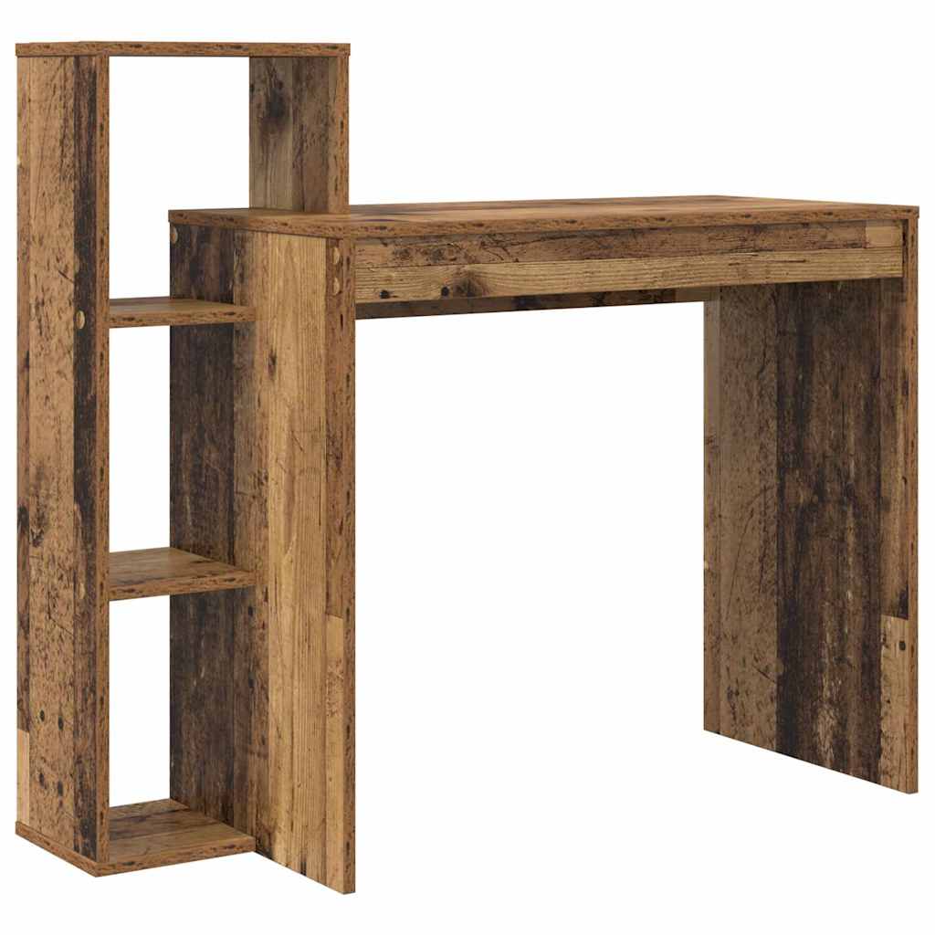 vidaXL Biurko Stare drewno 100 x 40 x 90 cm Materiał drewnopochodny