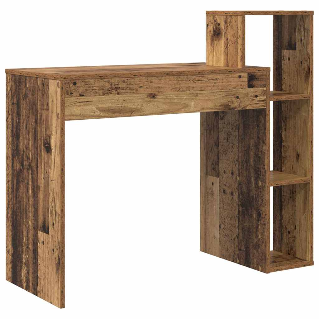 vidaXL Biurko Stare drewno 100 x 40 x 90 cm Materiał drewnopochodny