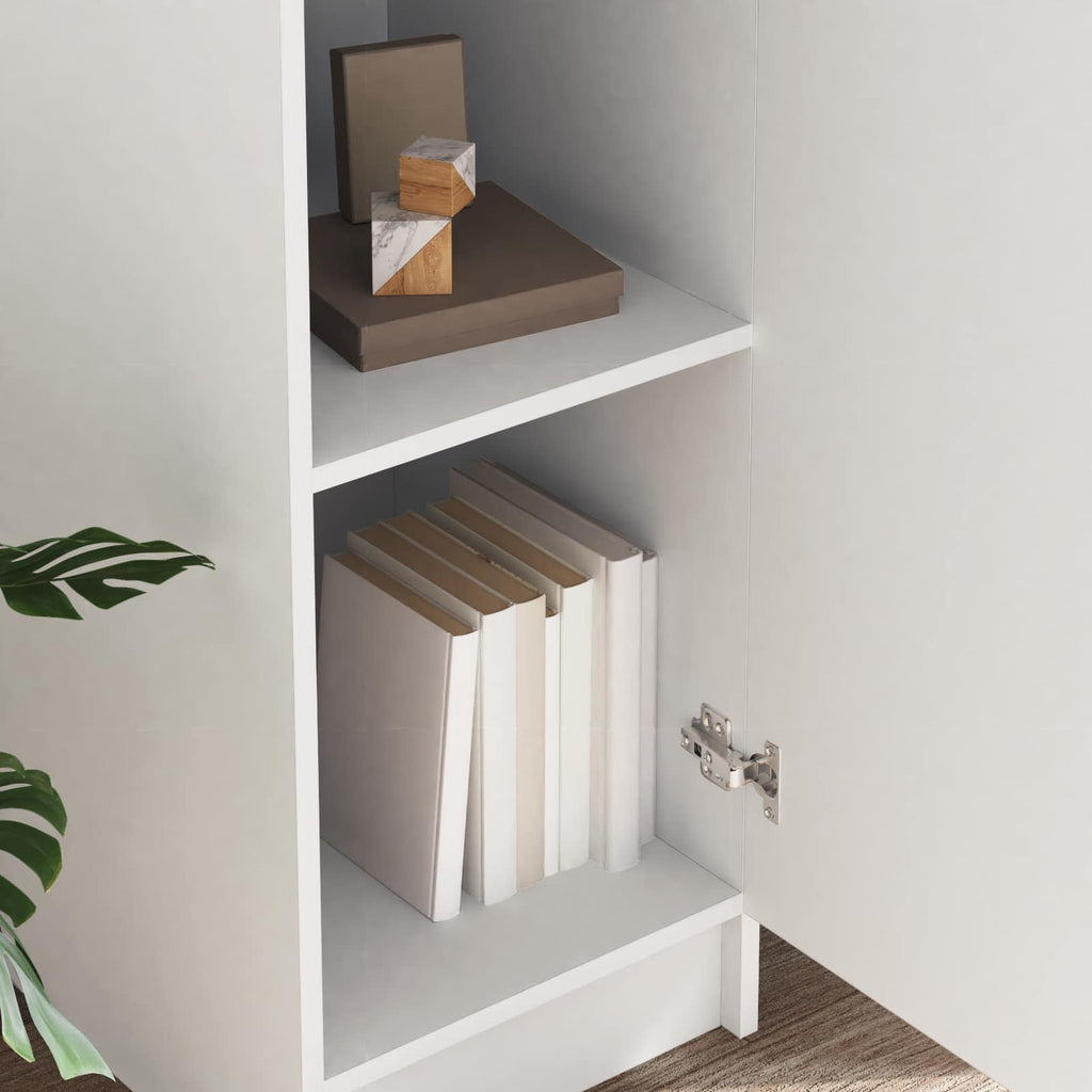 vidaXL Highboard Biały 35 x 39 x 168 cm
